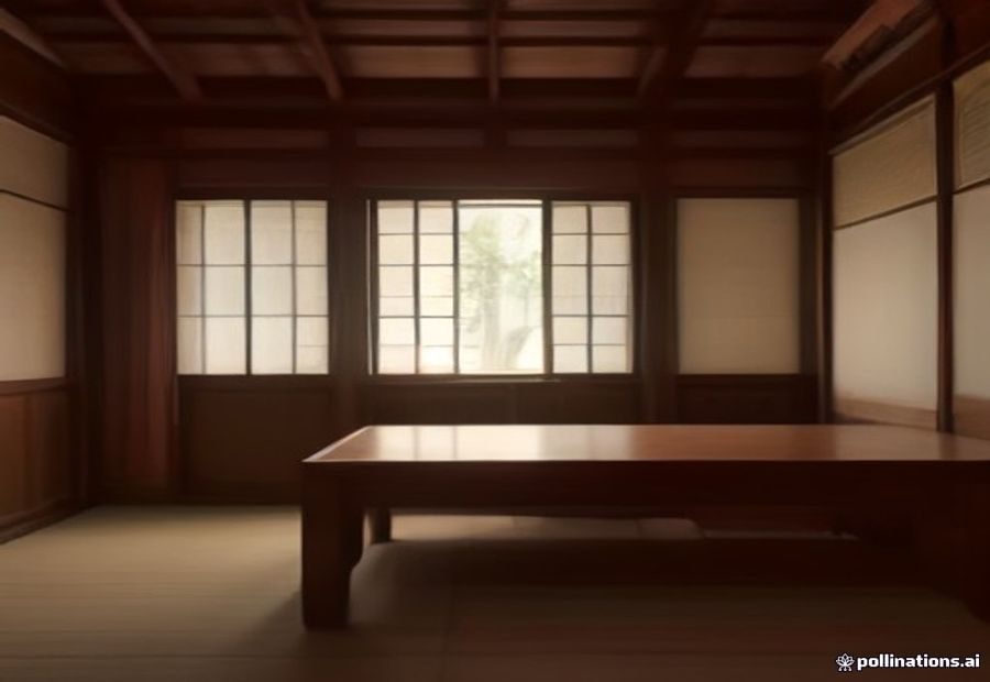 室内办公桌场景，桌面上放着显示器、笔记本与几本摊开的资料，屏幕显示深色文档界面，台灯光线偏冷，氛围安静专注